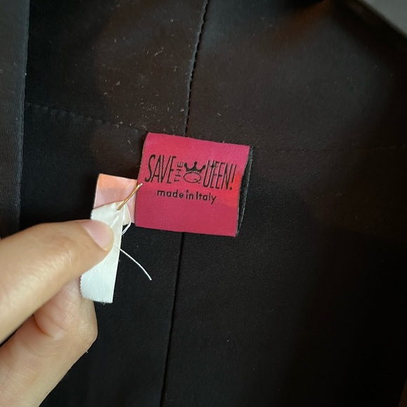 Save the Queen! Black Jacket Dress - Picture 2 of 16